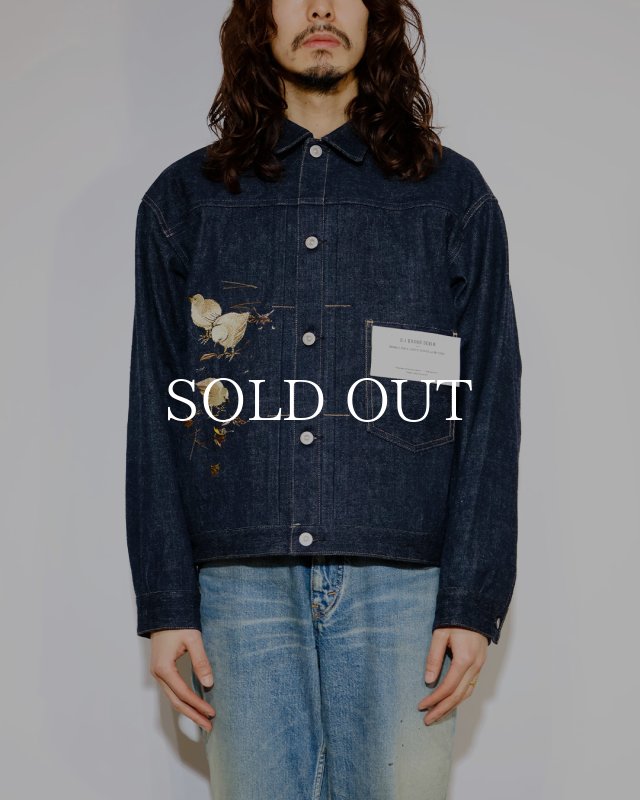 OLD JOE ONE POCKET JEAN JACKET (Niwatori to Hiyoko) 261OJ-JK21