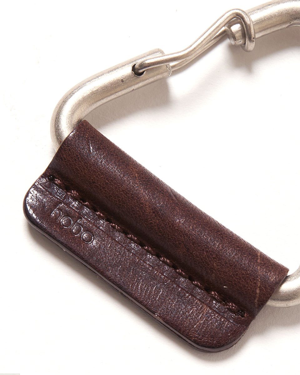 画像4: hobo  TRIANGLE KEY RING with HORSE LEATHER (4)