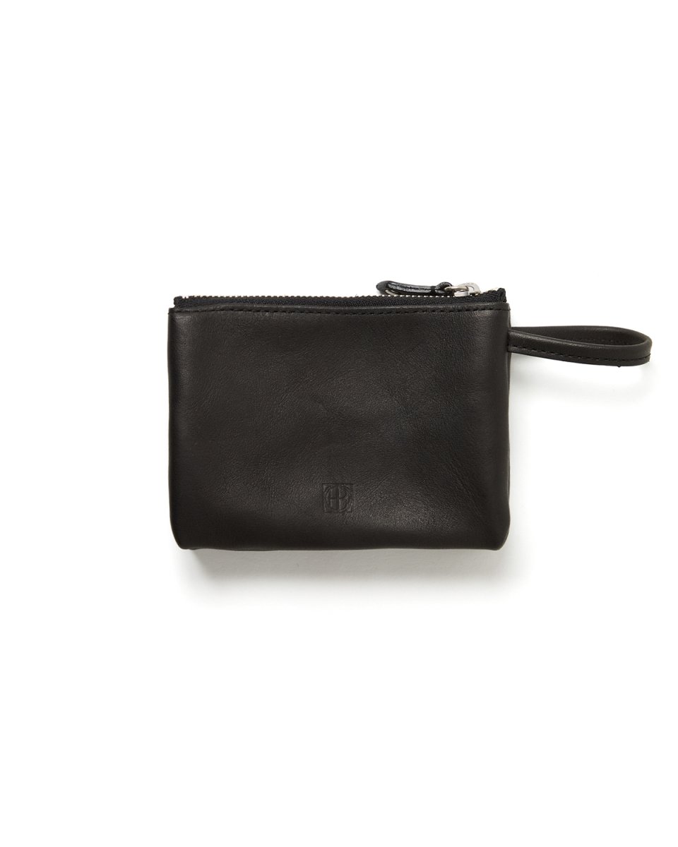 画像1: hobo  PARTITION ZIP MINI POUCH HORSE LEATHER (1)