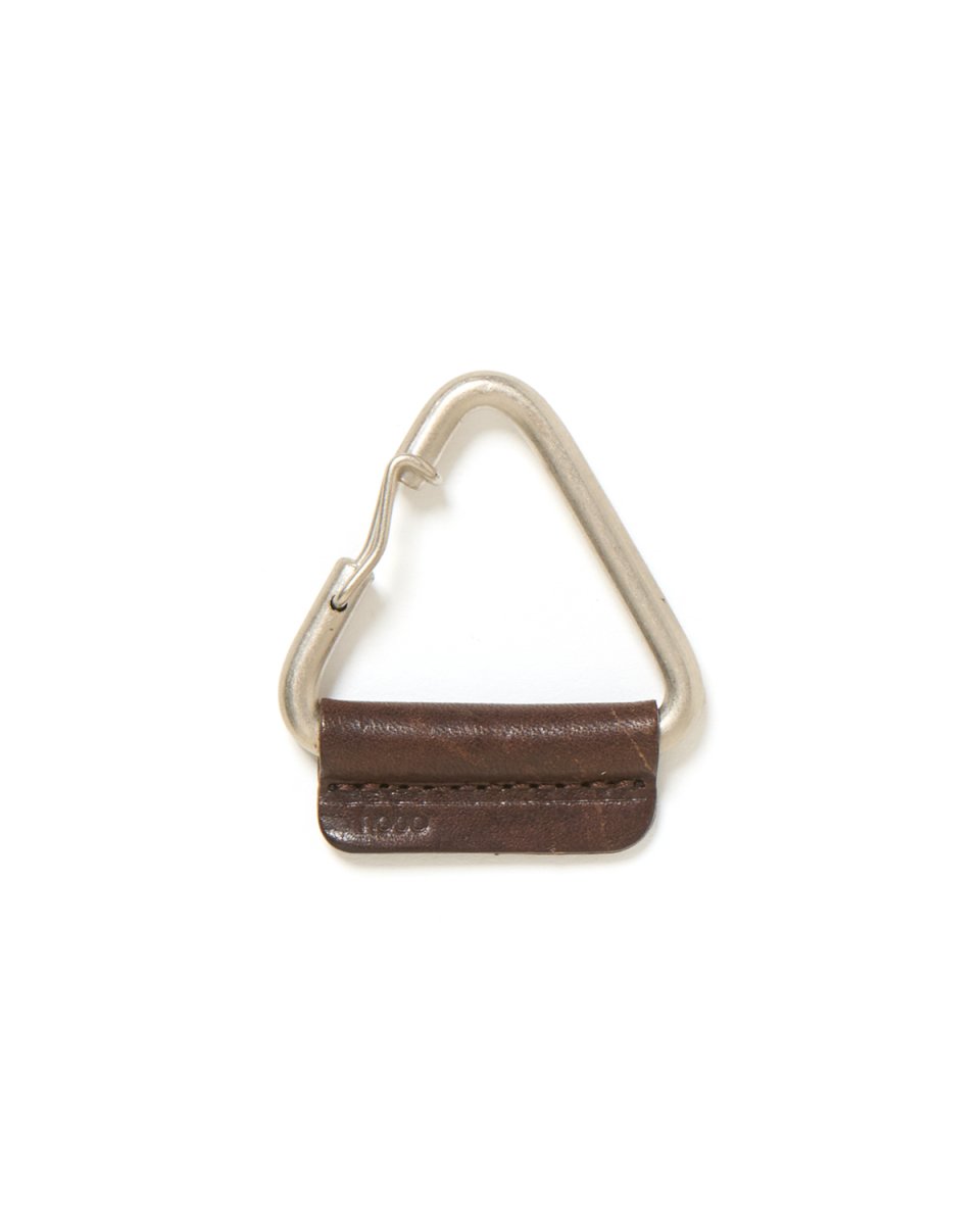 画像3: hobo  TRIANGLE KEY RING with HORSE LEATHER (3)
