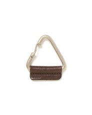 画像3: hobo  TRIANGLE KEY RING with HORSE LEATHER (3)