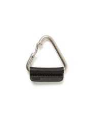 画像1: hobo  TRIANGLE KEY RING with HORSE LEATHER (1)