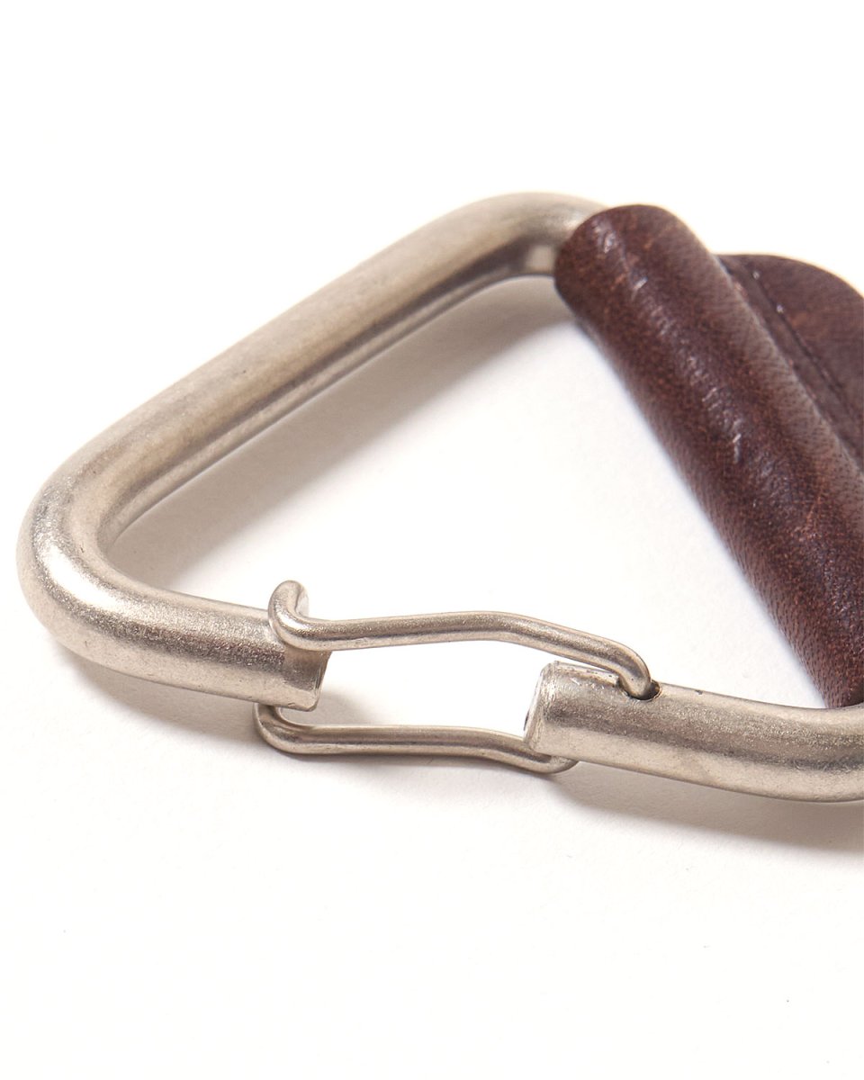 画像5: hobo  TRIANGLE KEY RING with HORSE LEATHER (5)