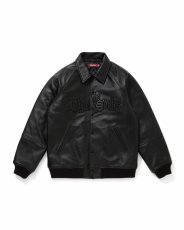 画像5: HideandSeek  Leather Virsity Jacket (5)