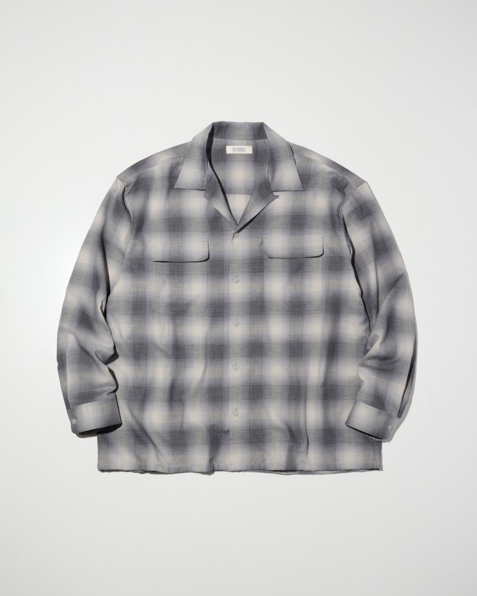 画像5: RADIALL  BELAIR - OPEN COLLARED SHIRT L/S (5)