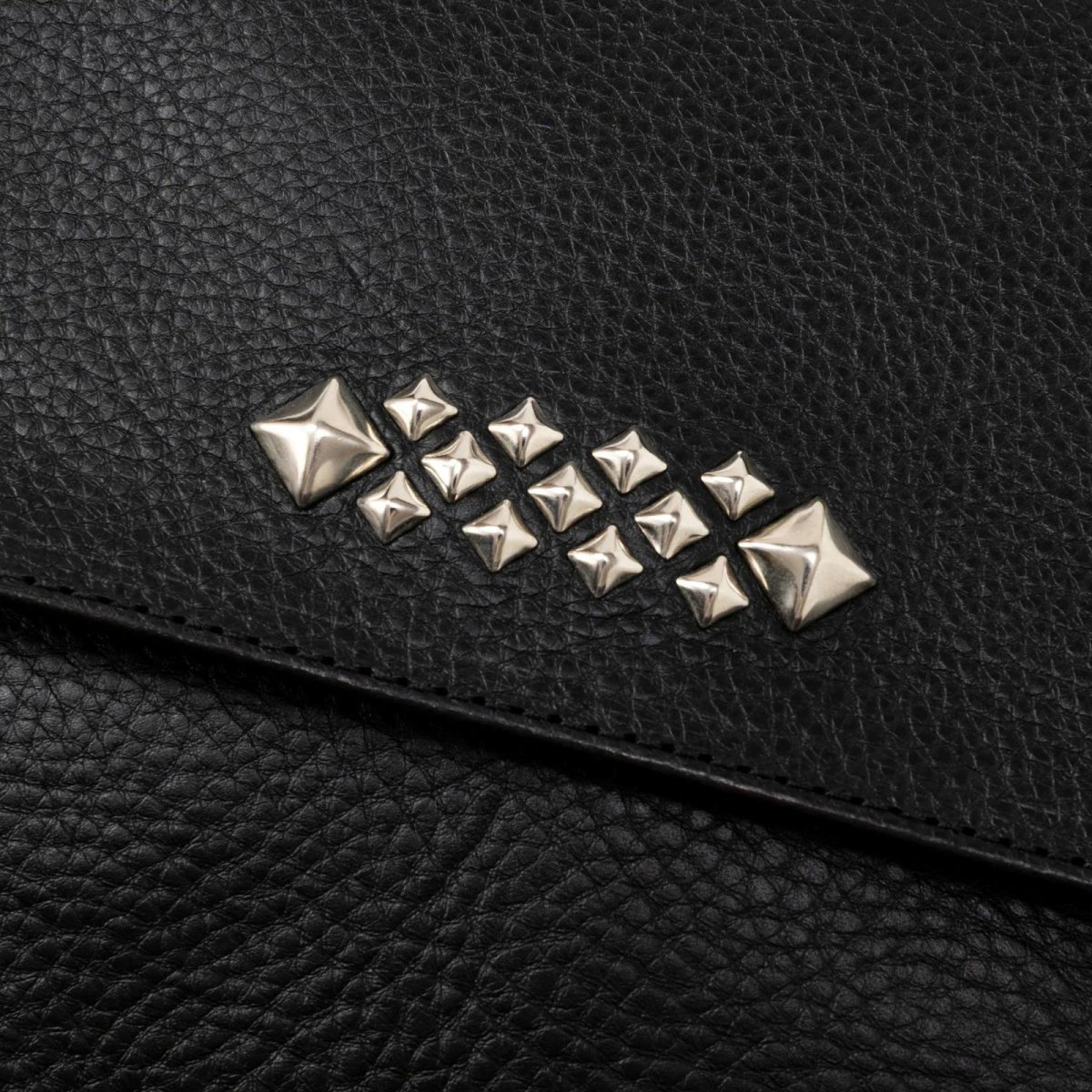 画像4: CALEE  STUDS LEATHER SHOULDER POUCH BAG (4)