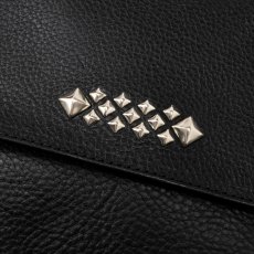 画像4: CALEE  STUDS LEATHER SHOULDER POUCH BAG (4)