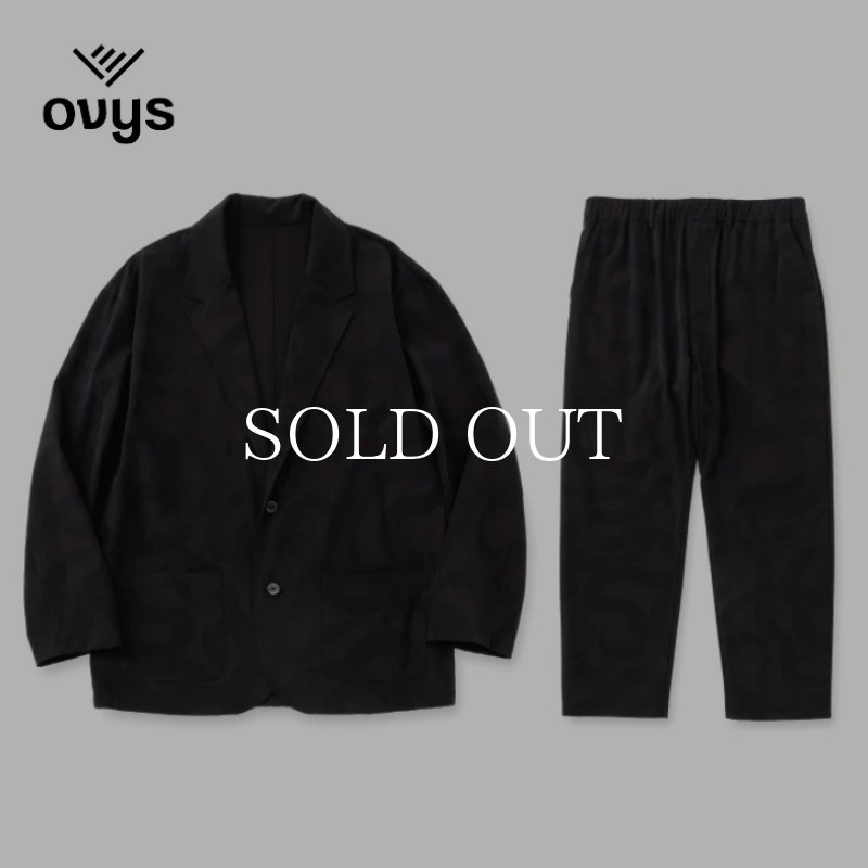 CALEE × OVYS SNAKE PATTERN NYLON T/T JACKET & PANTS ov-ls-jkpt