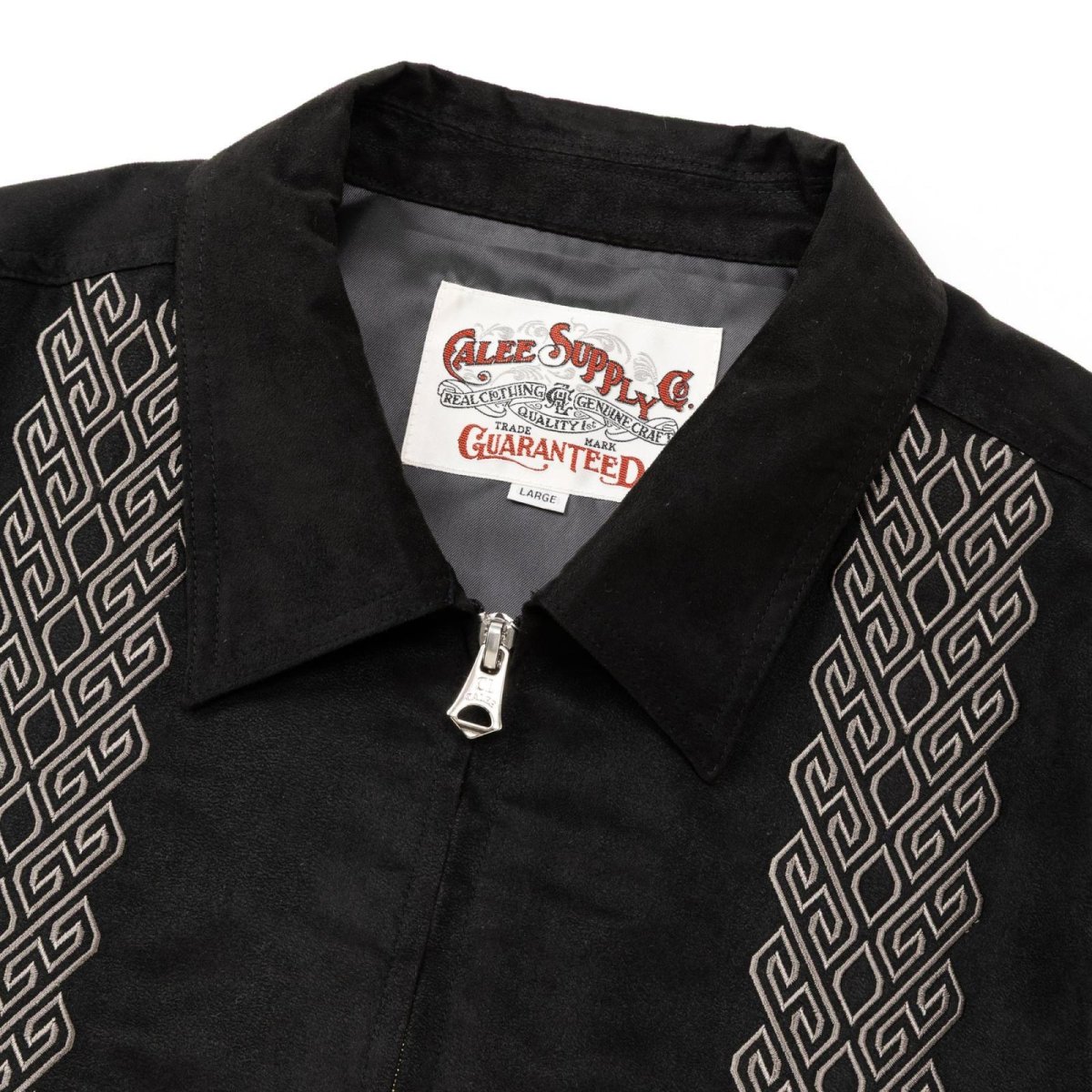 画像6: CALEE  FAUX SUEDE EMBROIDERY SWINGTOP (6)