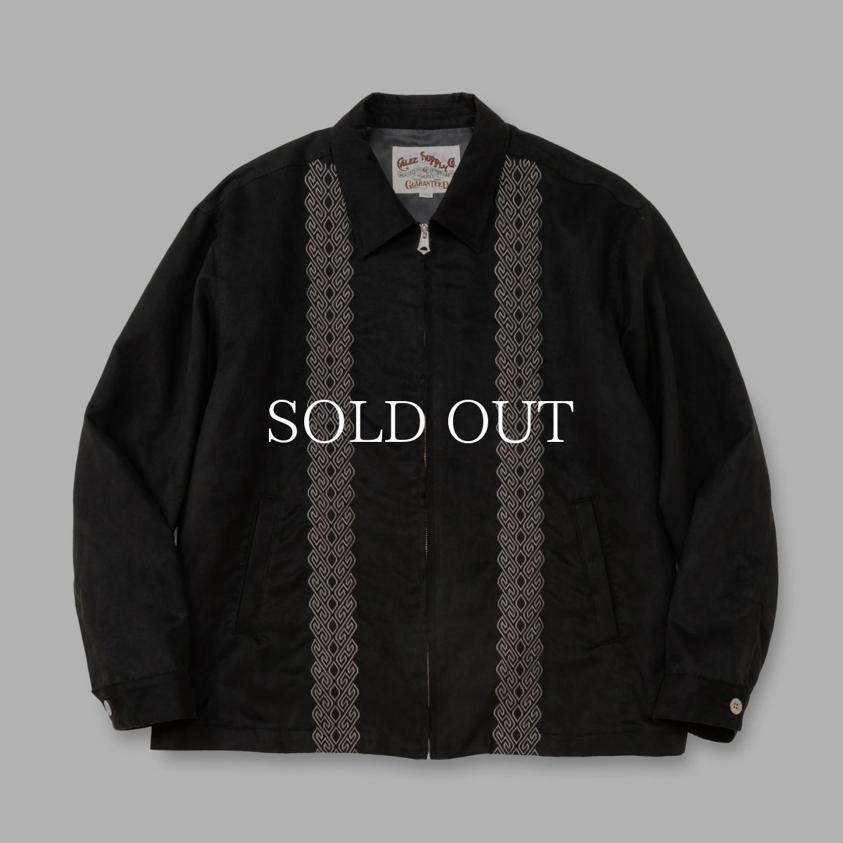 画像1: CALEE  FAUX SUEDE EMBROIDERY SWINGTOP (1)