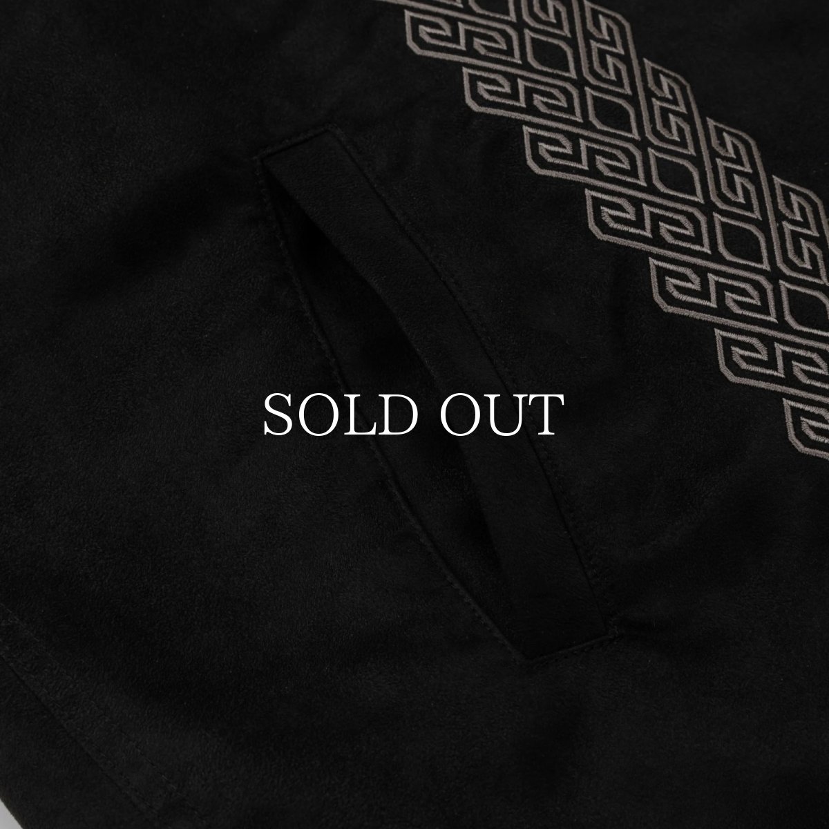 画像9: CALEE  FAUX SUEDE EMBROIDERY SWINGTOP (9)