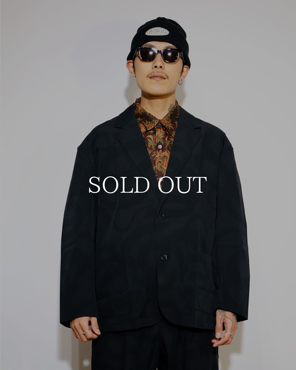 画像4: CALEE  × OVYS SNAKE PATTERN NYLON T/T JACKET & PANTS (4)