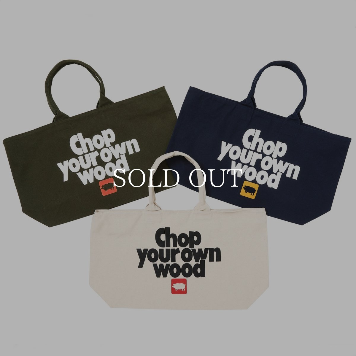 画像1: PORKCHOP GARAGE SUPPLY  CYOW ZIP TOTE BAG (1)