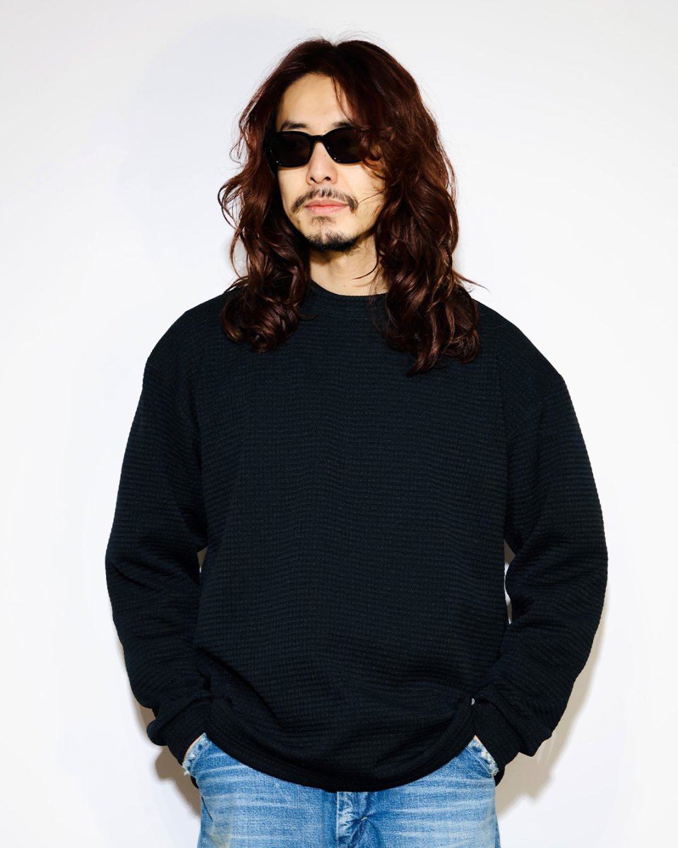 画像2: CALEE  WAFFLE L/S CS (2)