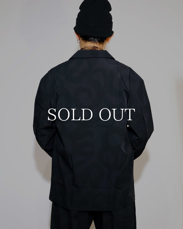 CALEE × OVYS SNAKE PATTERN NYLON T/T JACKET & PANTS ov-ls-jkpt