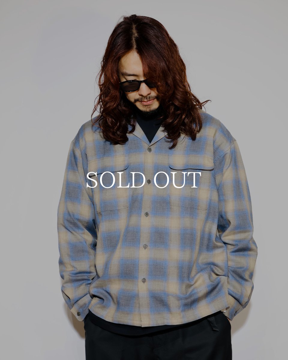 画像3: RADIALL  BELAIR - OPEN COLLARED SHIRT L/S (3)