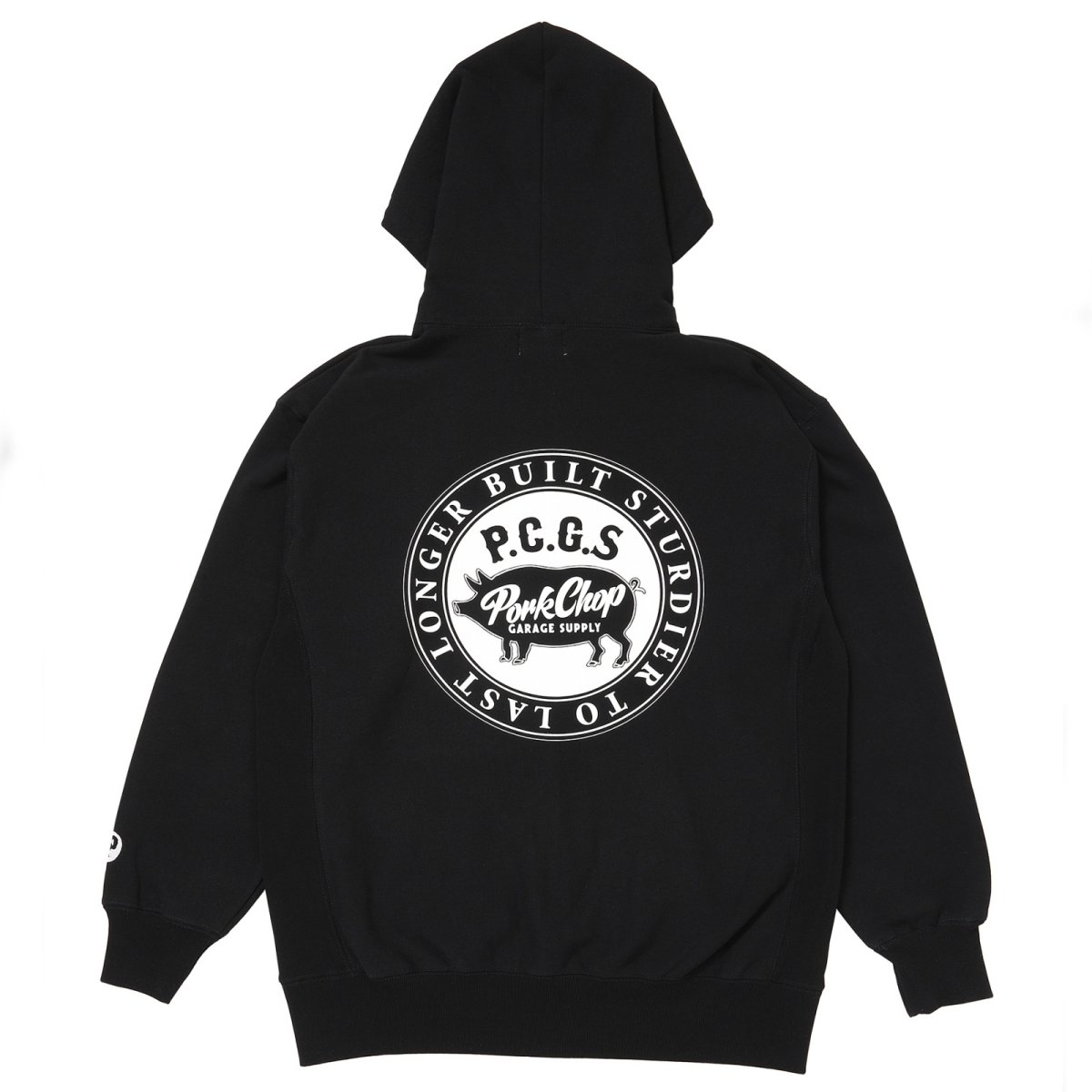 画像1: PORKCHOP GARAGE SUPPLY  CIRCLE PORK ZIP UP HOODIE (1)
