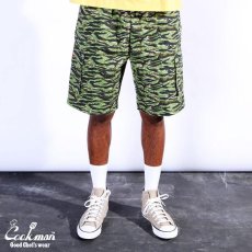 画像3: COOKMAN  Short Cargo Ripstop Camo Green Tiger (3)