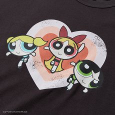 画像2: NEW ERA  半袖 ウォッシュドコットン Tシャツ The Powerpuff Girls パワーパフ ガールズ ハート スミクロ (2)