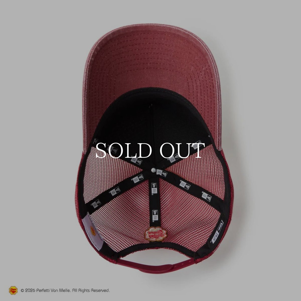 画像7: NEW ERA  9FORTY A-Frame トラッカー Chupa Chups チュッパチャプス イタリアンウォッシュ スカーレット/クローム (7)