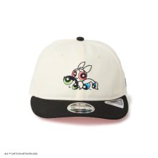 画像2: NEW ERA  PC 9FIFTY Curved Visor The Powerpuff Girls パワーパフ ガールズ ツートン クロームホワイト/ブラック (2)