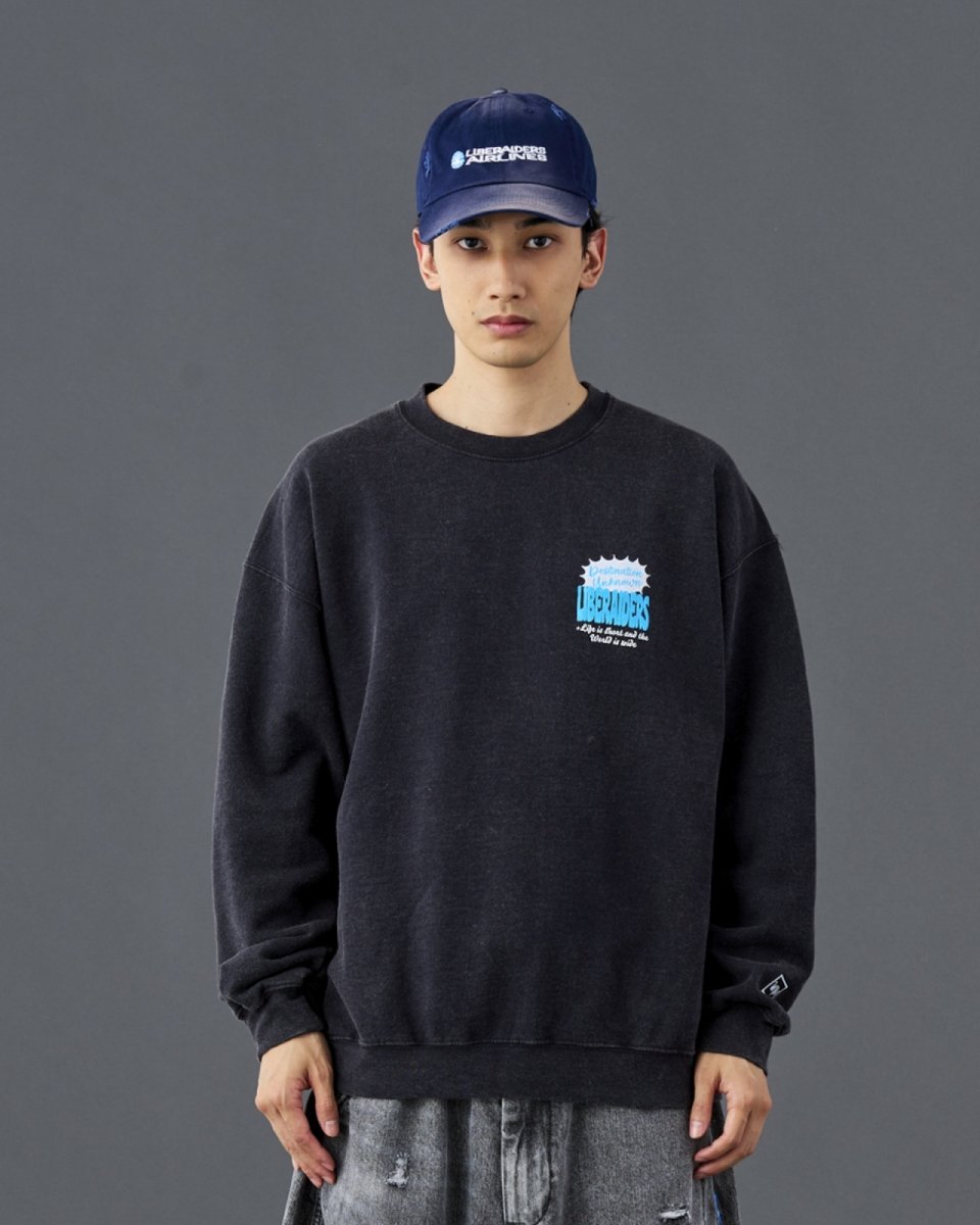 画像6: Liberaiders  DIALOGUE BALLOON CREWNECK (6)