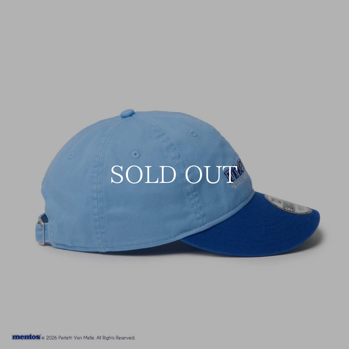 画像4: NEW ERA  9THIRTY mentos メントス 2-Tone スカイブルー/ライトロイヤル (4)