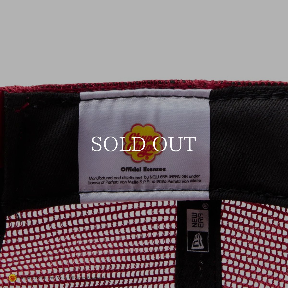 画像10: NEW ERA  9FORTY A-Frame トラッカー Chupa Chups チュッパチャプス イタリアンウォッシュ スカーレット/クローム (10)