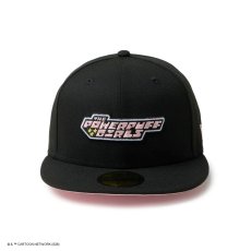 画像2: NEW ERA  59FIFTY The Powerpuff Girls パワーパフ ガールズ ロゴ ブラック (2)