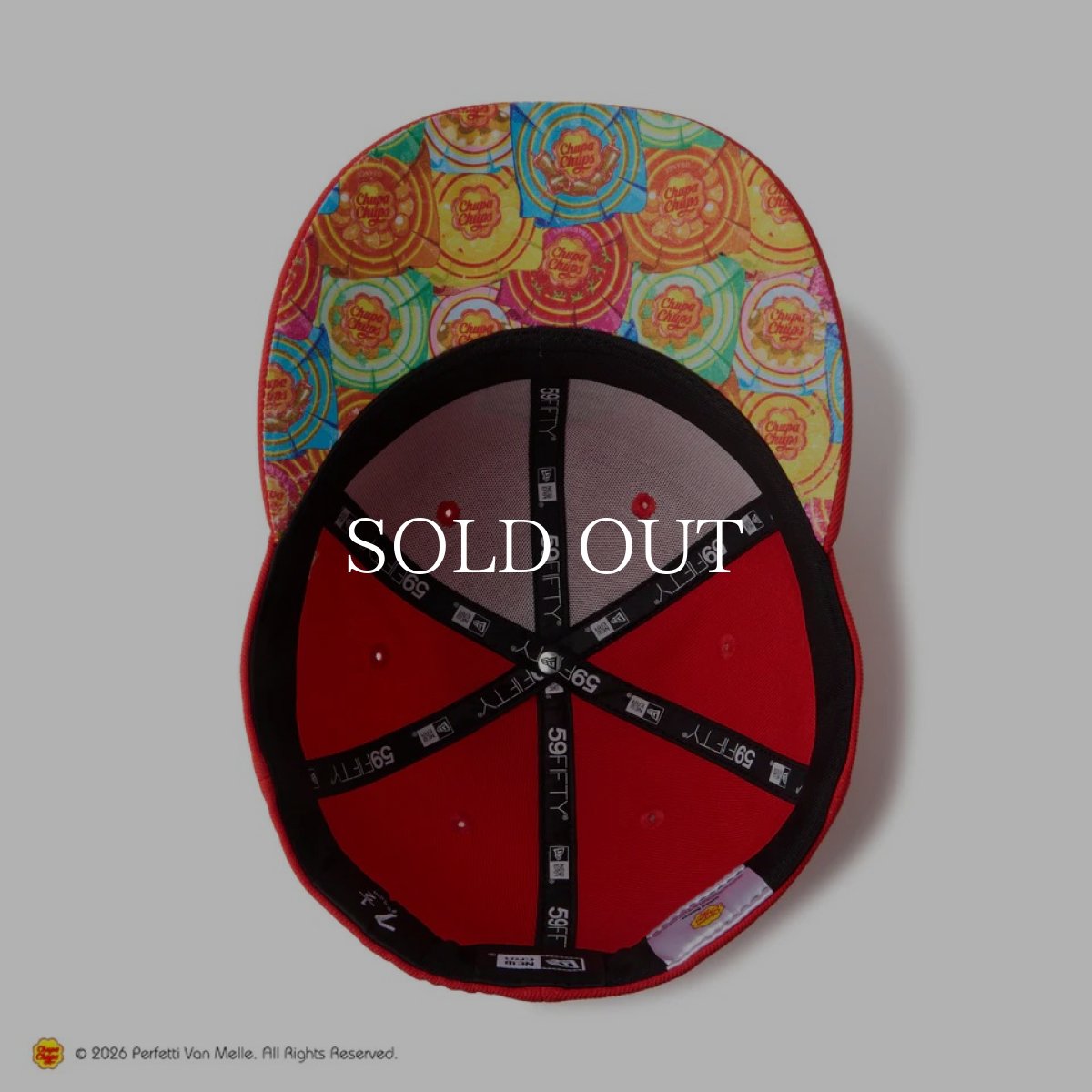 画像3: NEW ERA  PC 59FIFTY Chupa Chups チュッパチャプス ホットレッド (3)