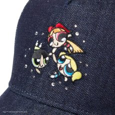 画像8: NEW ERA  9FORTY A-Frame The Powerpuff Girls パワーパフ ガールズ Rhinestone ラインストーン デニム (8)