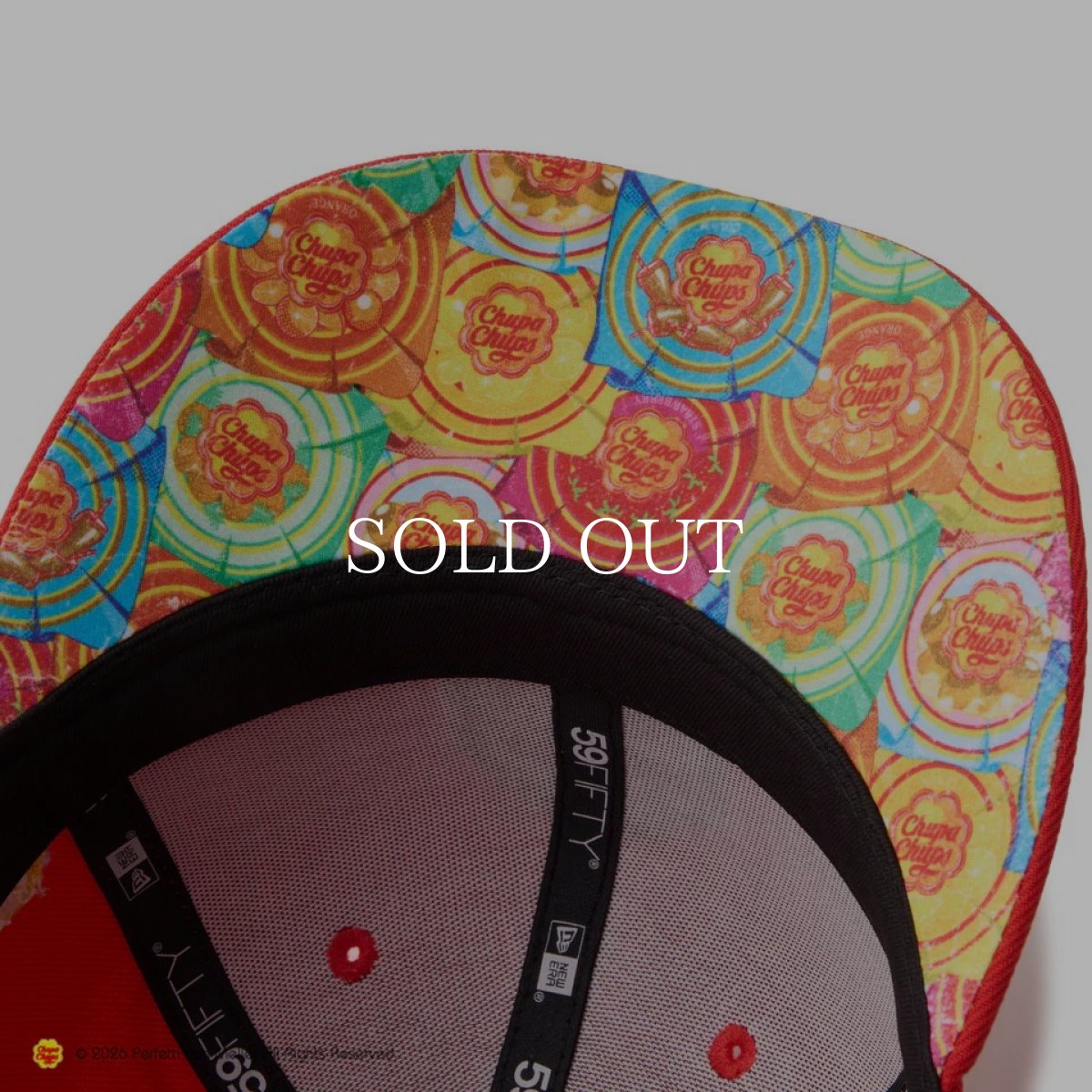 画像8: NEW ERA  PC 59FIFTY Chupa Chups チュッパチャプス ホットレッド (8)