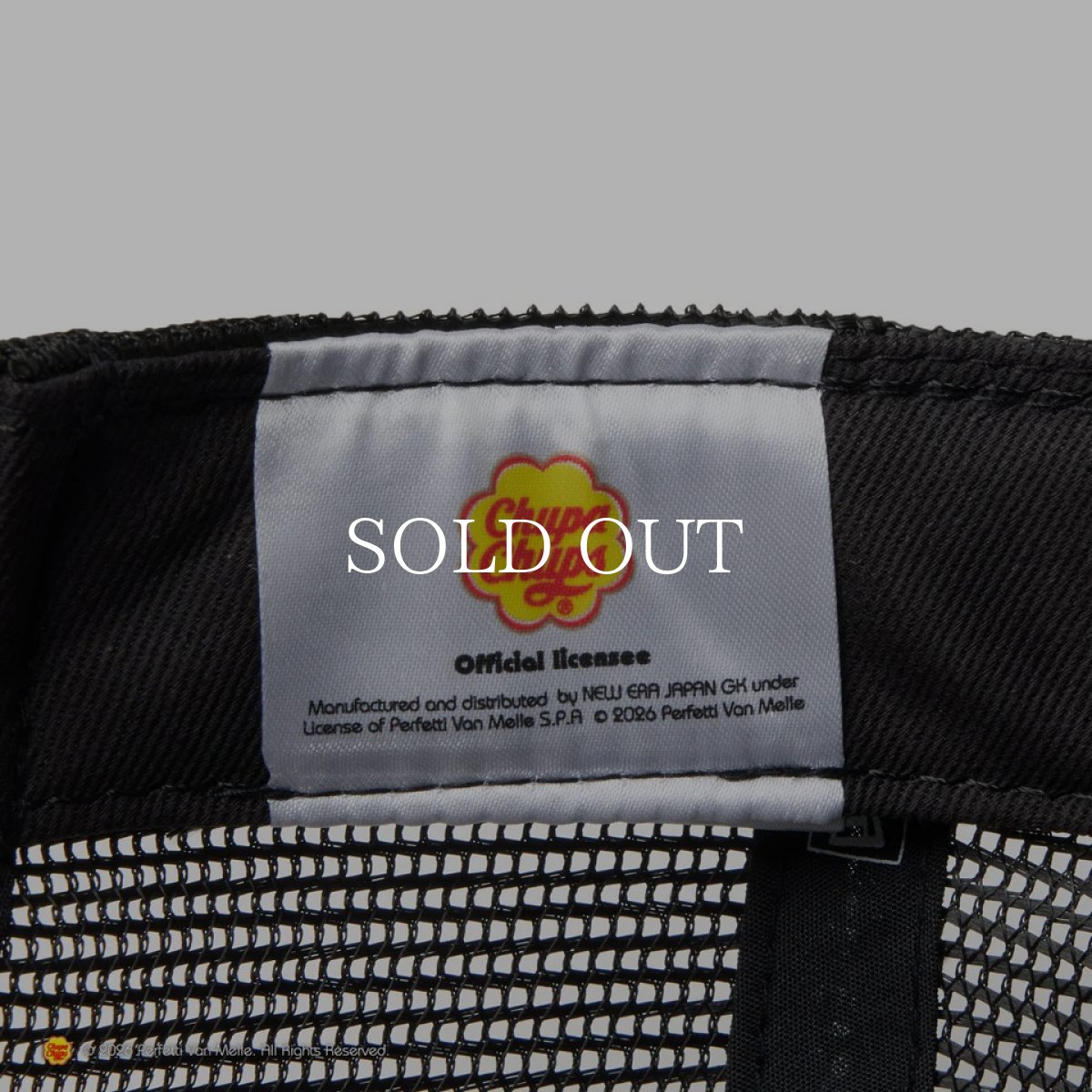 画像10: NEW ERA  9FORTY A-Frame トラッカー Chupa Chups チュッパチャプス イタリアンウォッシュ ブラック (10)