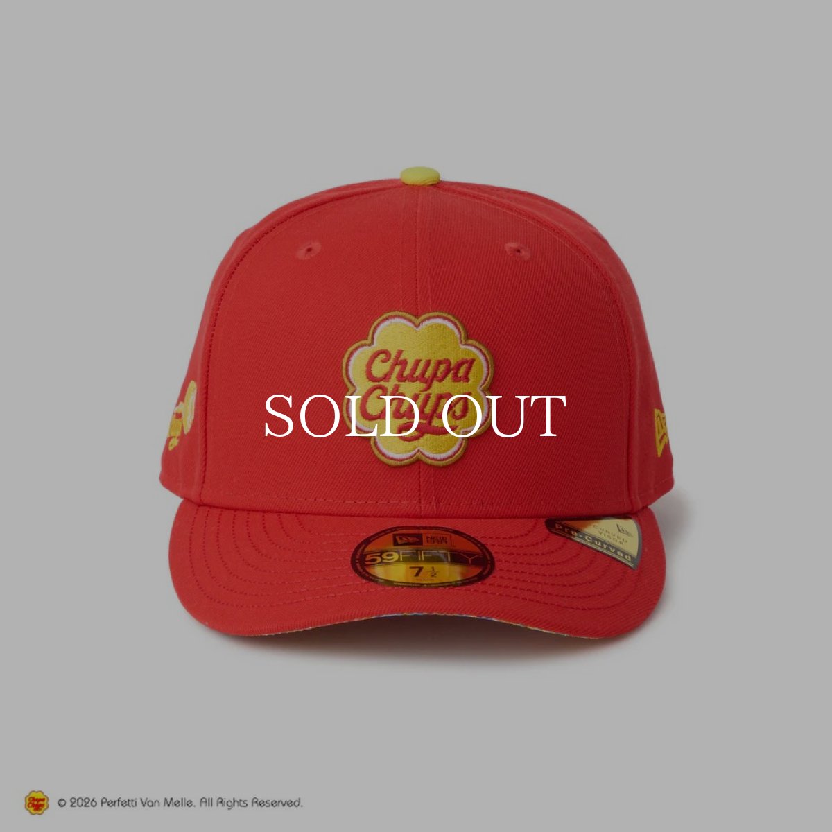 画像2: NEW ERA  PC 59FIFTY Chupa Chups チュッパチャプス ホットレッド (2)