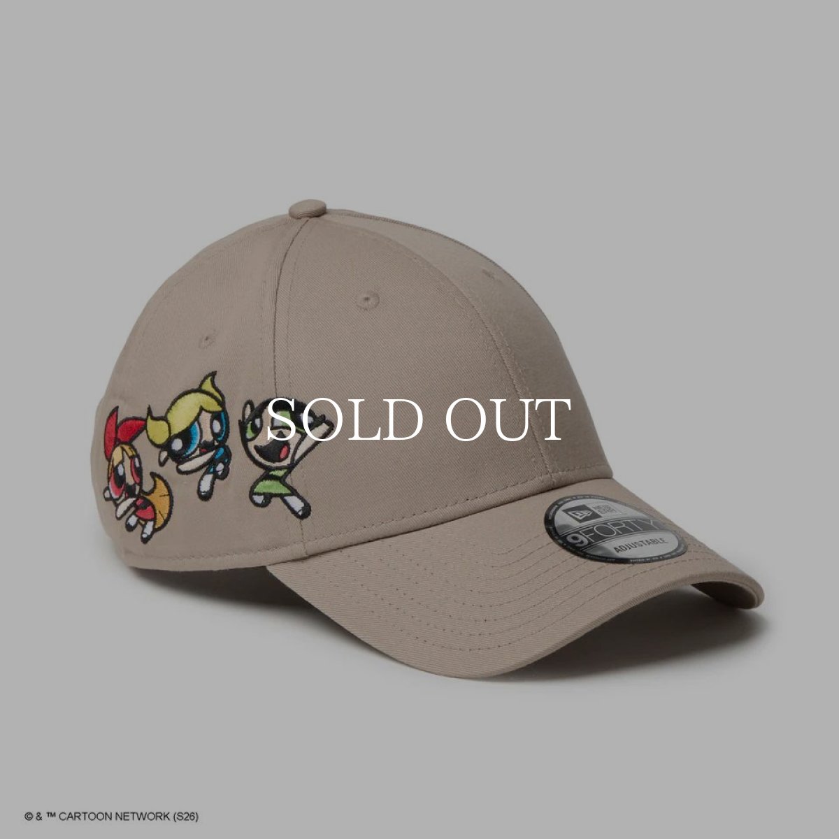 画像1: NEW ERA  9FORTY The Powerpuff Girls パワーパフ ガールズ サイド アッシュブラウン (1)