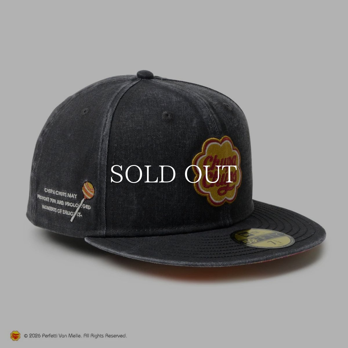 画像1: NEW ERA  59FIFTY Chupa Chups チュッパチャプス イタリアンウォッシュ ブラック (1)