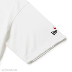 画像4: NEW ERA  半袖 ウォッシュドコットン Tシャツ The Powerpuff Girls パワーパフ ガールズ ハート オフホワイト (4)