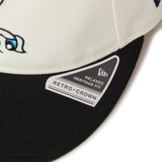 画像9: NEW ERA  PC 9FIFTY Curved Visor The Powerpuff Girls パワーパフ ガールズ ツートン クロームホワイト/ブラック (9)