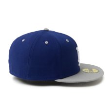 画像5: NEW ERA  59FIFTY powered by GORO (min-nano) ロサンゼルス・ドジャース ダークロイヤル/グレー (5)