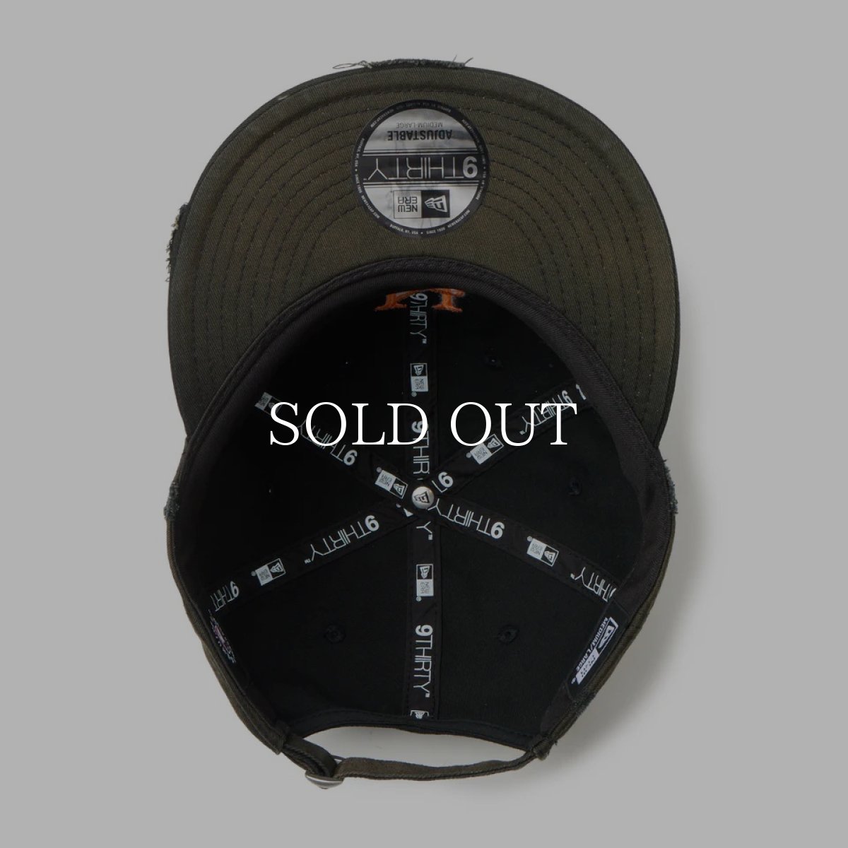 画像9: NEW ERA  9THIRTY powered by GORO (min-nano) ニューヨーク・メッツ ダメージ/パッカブルバイザー/モンレーウォッシュ ブラック (9)