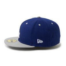 画像3: NEW ERA  59FIFTY powered by GORO (min-nano) ロサンゼルス・ドジャース ダークロイヤル/グレー (3)