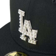 画像8: NEW ERA  59FIFTY MLB パール バッジ Pearl Badge ロサンゼルス・ドジャース ブラック (8)