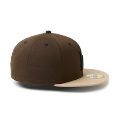 画像4: NEW ERA  59FIFTY powered by GORO (min-nano) ロサンゼルス・ドジャース ウォルナット/キャメル (4)