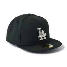 画像4: NEW ERA  59FIFTY MLB パール バッジ Pearl Badge ロサンゼルス・ドジャース ブラック (4)