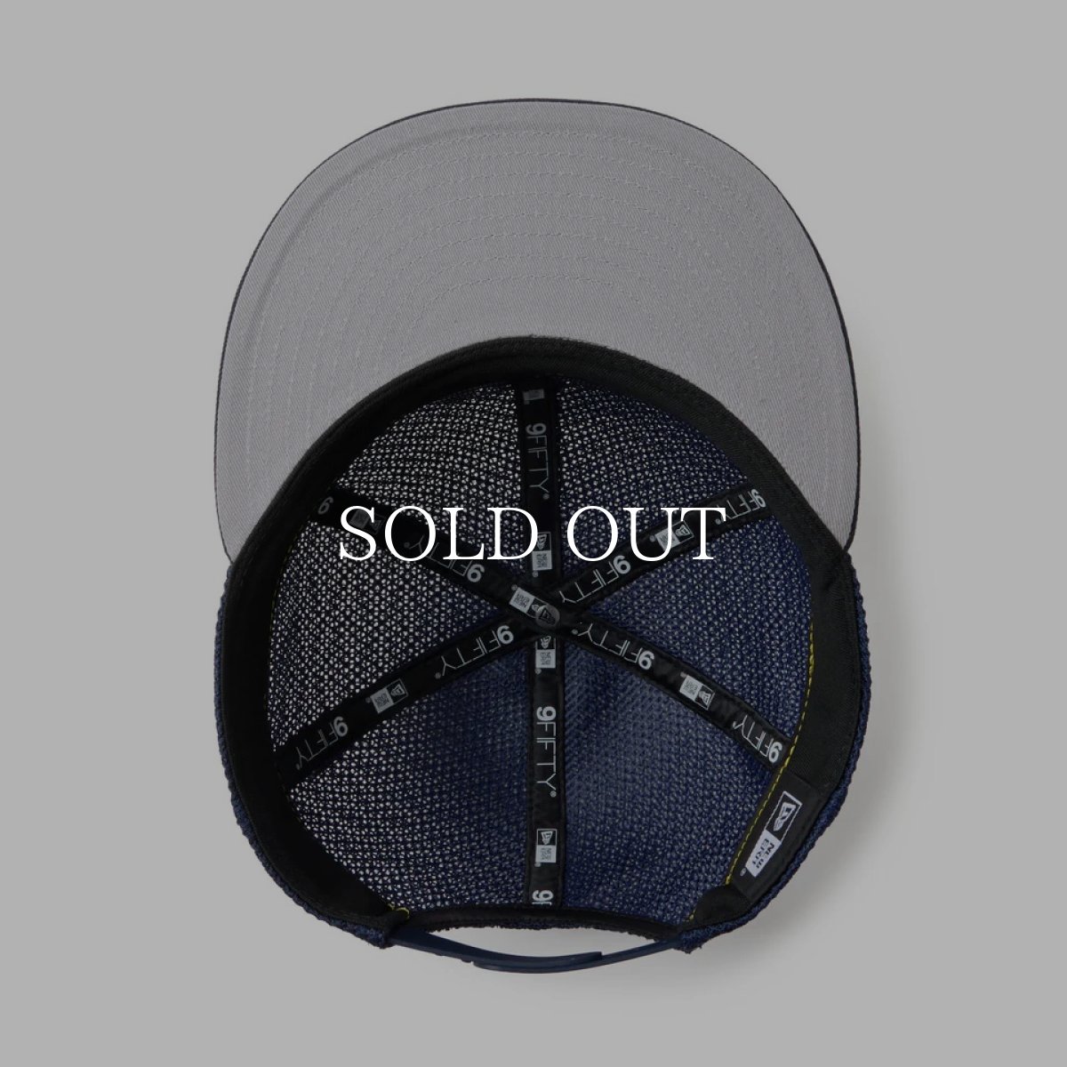 画像11: NEW ERA  RC 9FIFTY Flat Visor powered by GORO (min-nano) ダブルメッシュ ネイビーメッシュ/ネイビー (11)