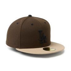 画像5: NEW ERA  59FIFTY powered by GORO (min-nano) ロサンゼルス・ドジャース ウォルナット/キャメル (5)