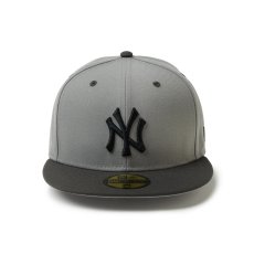 画像2: NEW ERA  59FIFTY powered by GORO (min-nano) ニューヨーク・ヤンキース ミスティーモーニング/ダークピューター (2)