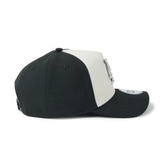 画像5: NEW ERA  9FORTY A-Frame MLB パール バッジ Pearl Badge ロサンゼルス・ドジャース ブラック/クロームホワイト (5)