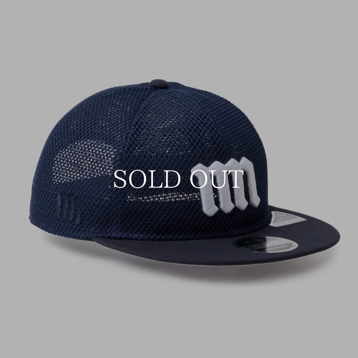 画像4: NEW ERA  RC 9FIFTY Flat Visor powered by GORO (min-nano) ダブルメッシュ ネイビーメッシュ/ネイビー (4)