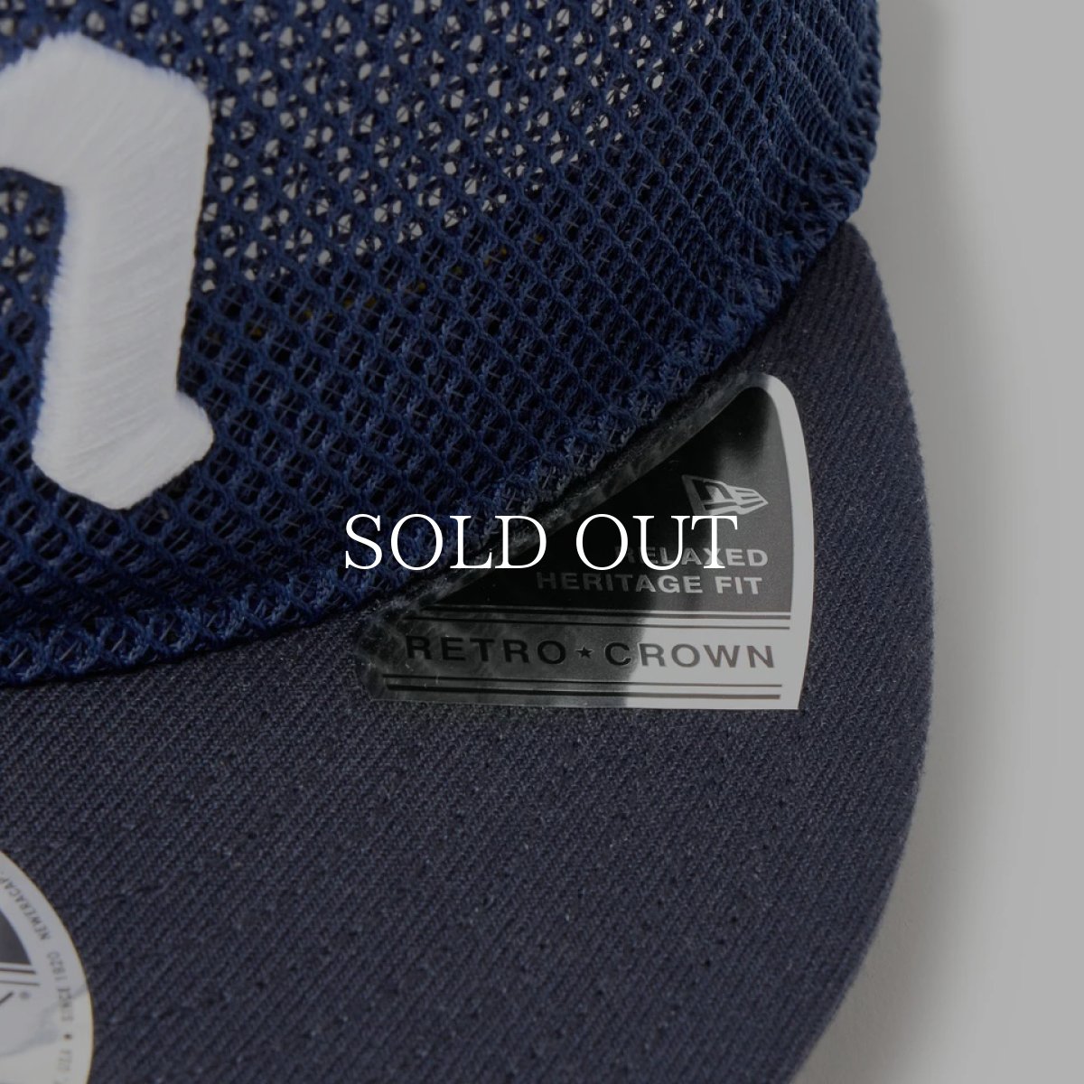 画像8: NEW ERA  RC 9FIFTY Flat Visor powered by GORO (min-nano) ダブルメッシュ ネイビーメッシュ/ネイビー (8)